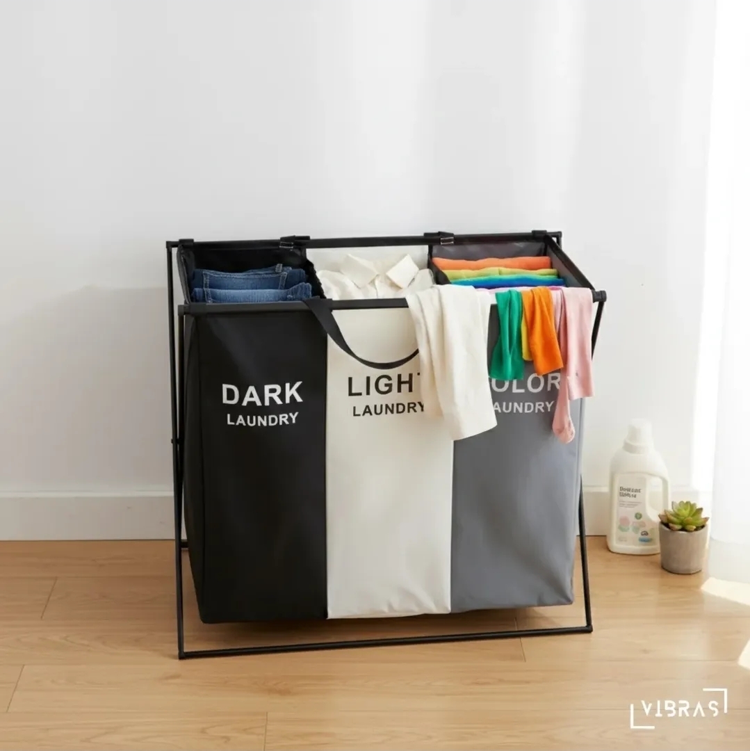 Canasto organizador de ropa