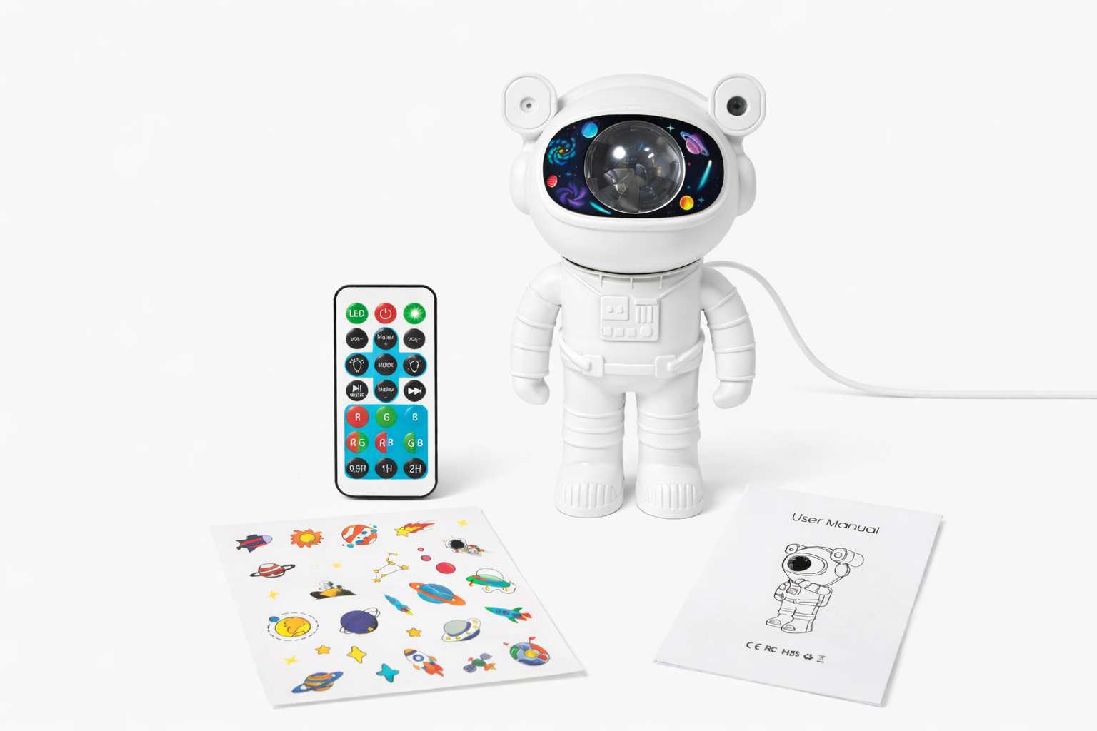 Proyector Galaxias Astronauta con Parlante